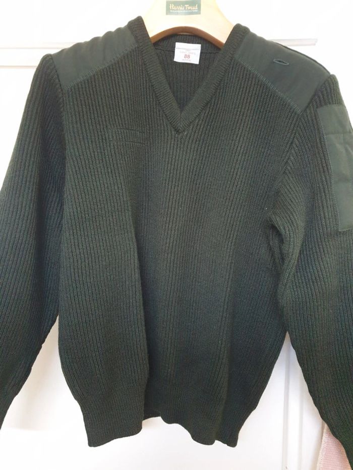 Pull épais laine style militaire officier Saint James Taille S - photo numéro 4