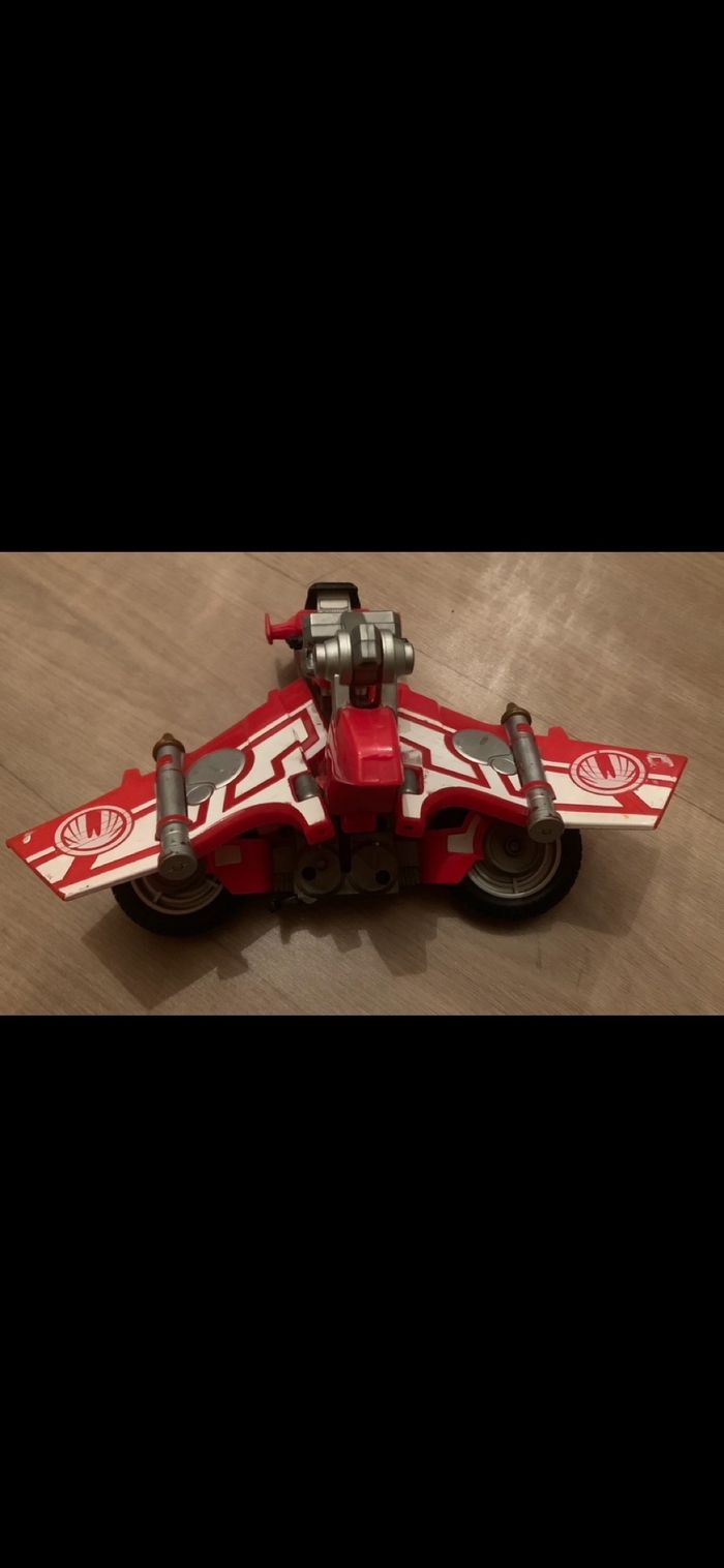 Transformer moto power ranger rouge - photo numéro 6