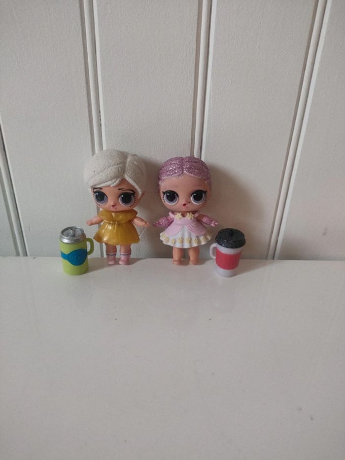 Lot de 2 poupée lol avec biberons - photo numéro 2