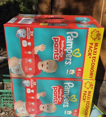 2 cartons pampers pants taille 4
