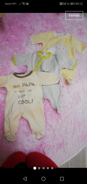 Lot de pyjamas naissance