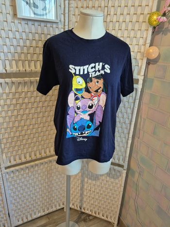 🌴joli  t-shirt Disney Lilo & Stitch  "Stitch's Team" femme TM / 38