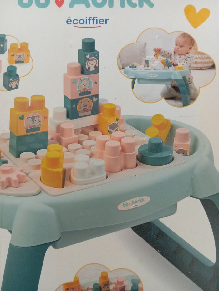Première table de jeu bébé BB Abrick neuve, Ecoiffier - photo numéro 5