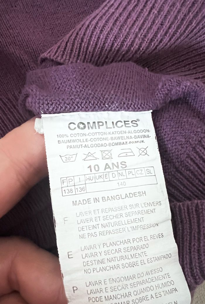 Pull fin Complices 10 ans - photo numéro 5