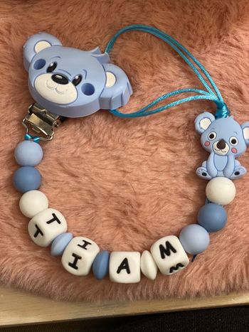 Attache tétine koala