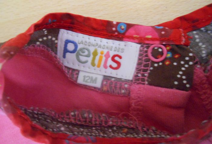 T-shirt fille manches longues 12-18 mois / la compagnie des petits - photo numéro 2