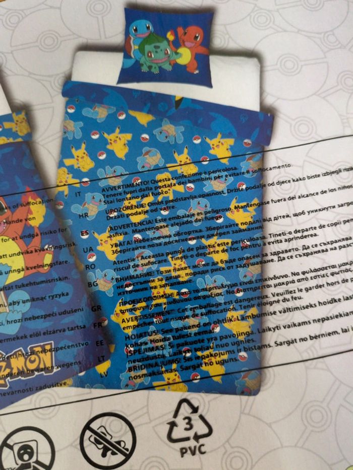 Housse de couette pokémon 140x200 cm - photo numéro 5