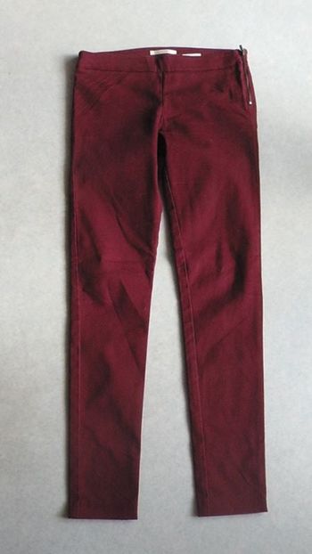 Pantalon bordeaux Camaieu
