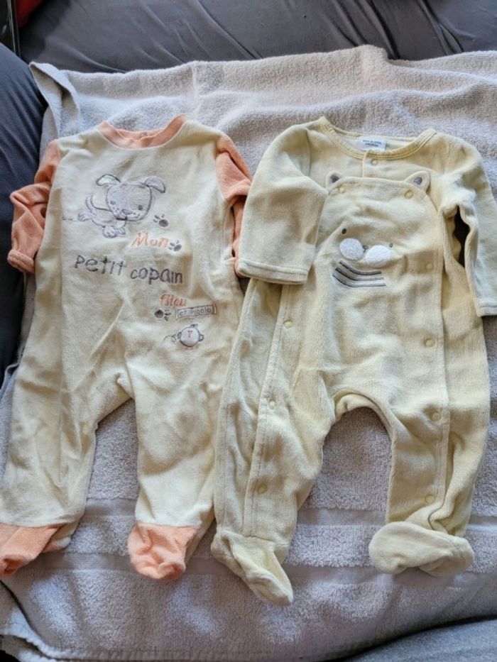 Lot de 4 pyjamas garçon 3 mois
