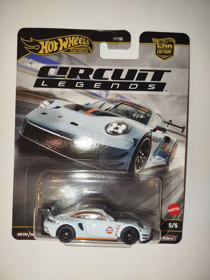 Hot Wheels Porsche 911 GT3 R (992) Circuit Legends Car Culture 2025