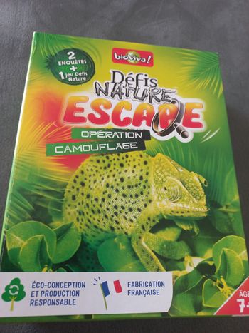 Défis nature escape opération camouflage