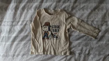 Tee shirt manches longues vertbaudet 18 mois