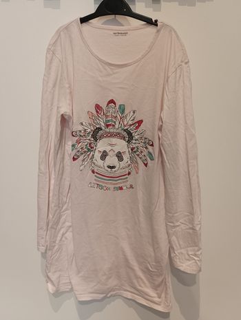 Chemise de nuit manches longues