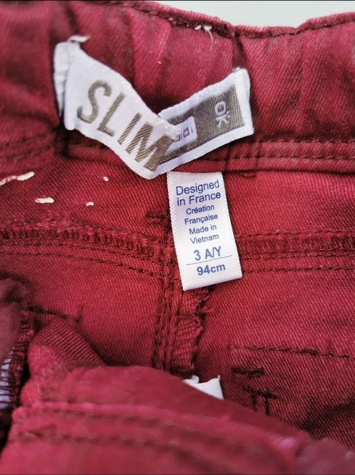 Pantalon jeans slim 3 ans fille Okaïdi - photo numéro 2