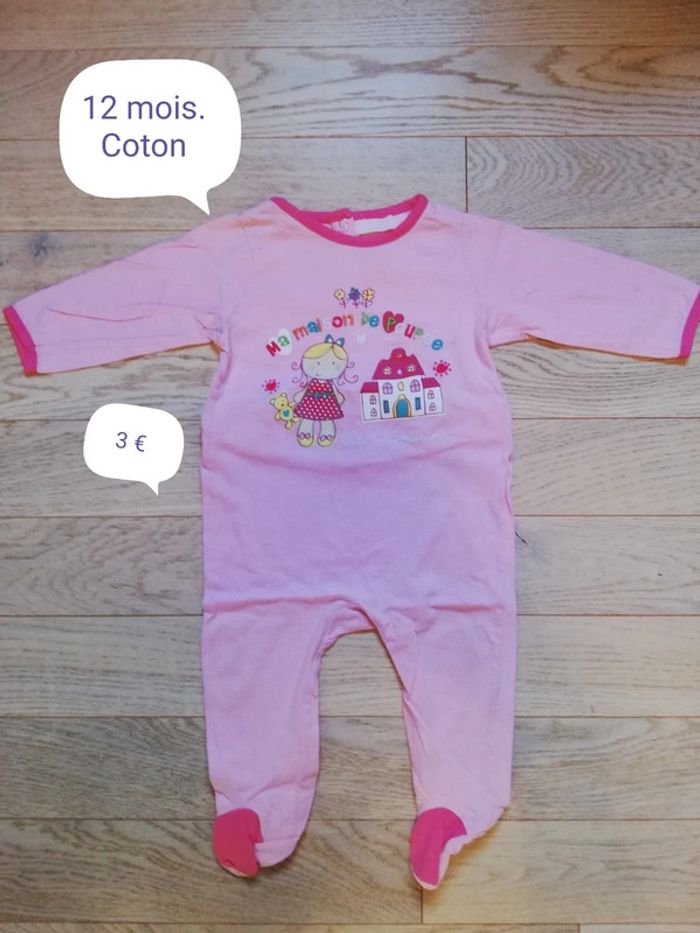 Pyjama fille coton