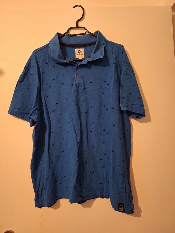 Polo bleu et noir - photo numéro 2
