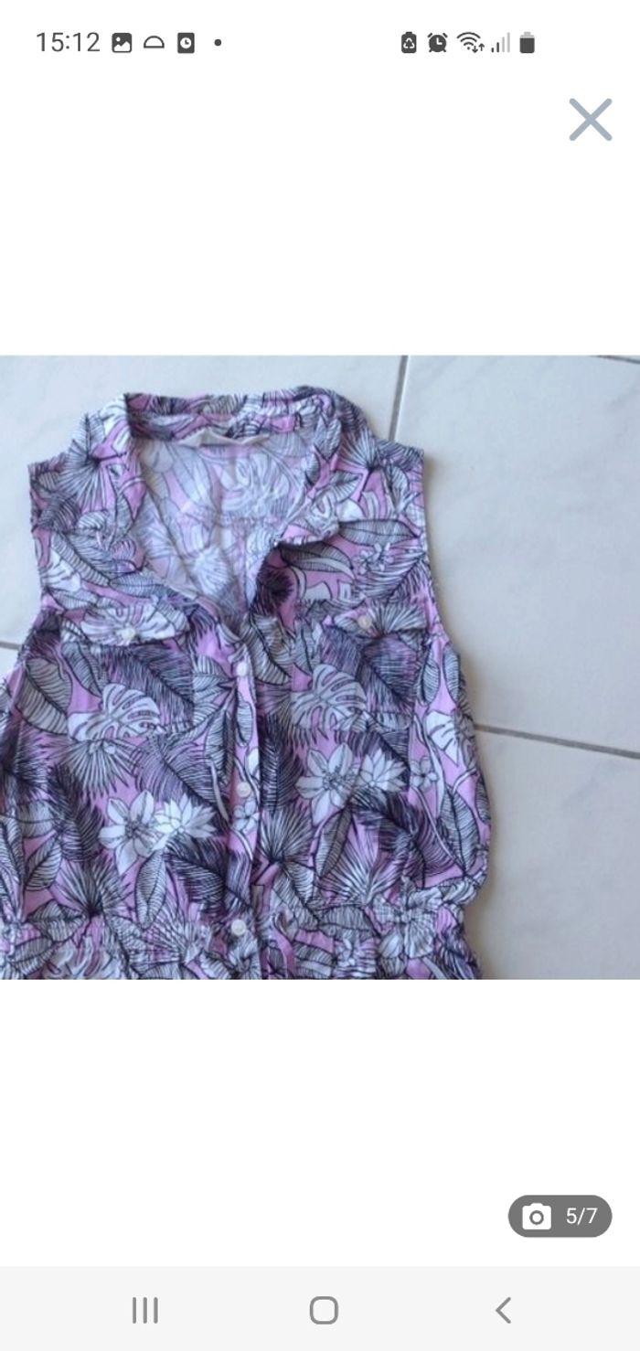 Robe fluide légère sans manches 10-11 ans H&M - photo numéro 4