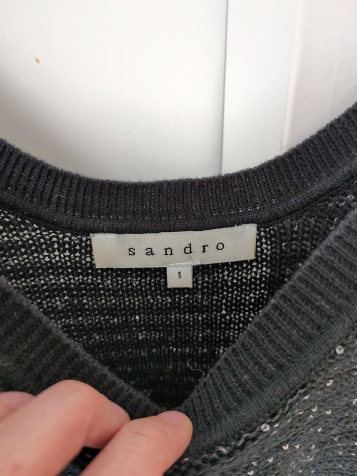 Joli pull Sandro Taille 1 - photo numéro 3