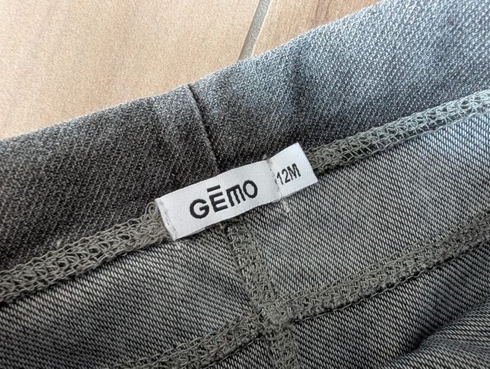 Jean gemo 12 mois gris
