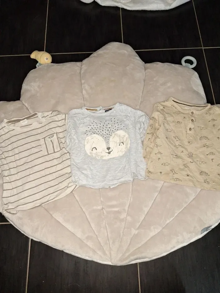 Lot de 3 t-shirts manche longue