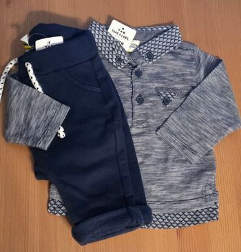 Neufs (non portés) 🏷💙ensemble polo et pantalon molleton 3mois Garçon 💙