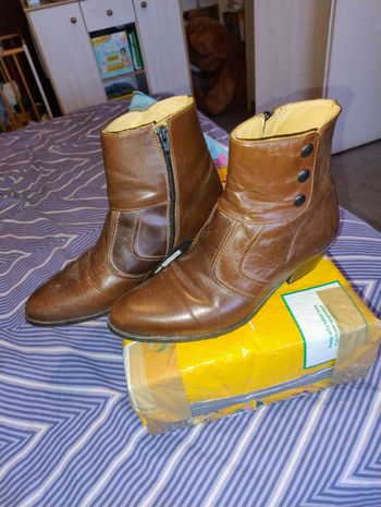 Bottines cuir