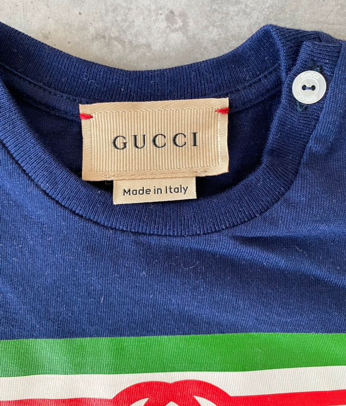 T-shirt manches courtes Gucci bébé 3 6 mois - photo numéro 2