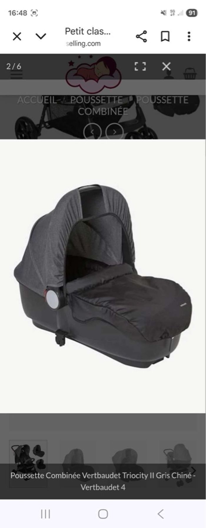 Poussette trio verbaudet - photo numéro 4
