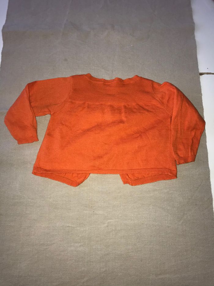 Gilet orange très fin - photo numéro 2