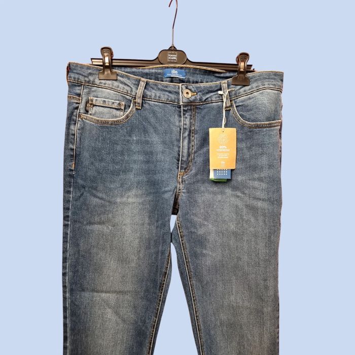 TBS Jean Homme coton recyclé indigo Benjipar * taille 46 * - photo numéro 2