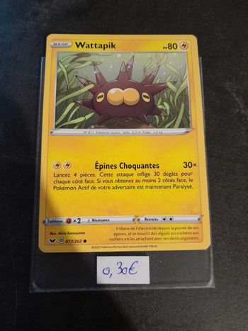 Carte Pokémon Wattapik 77/202