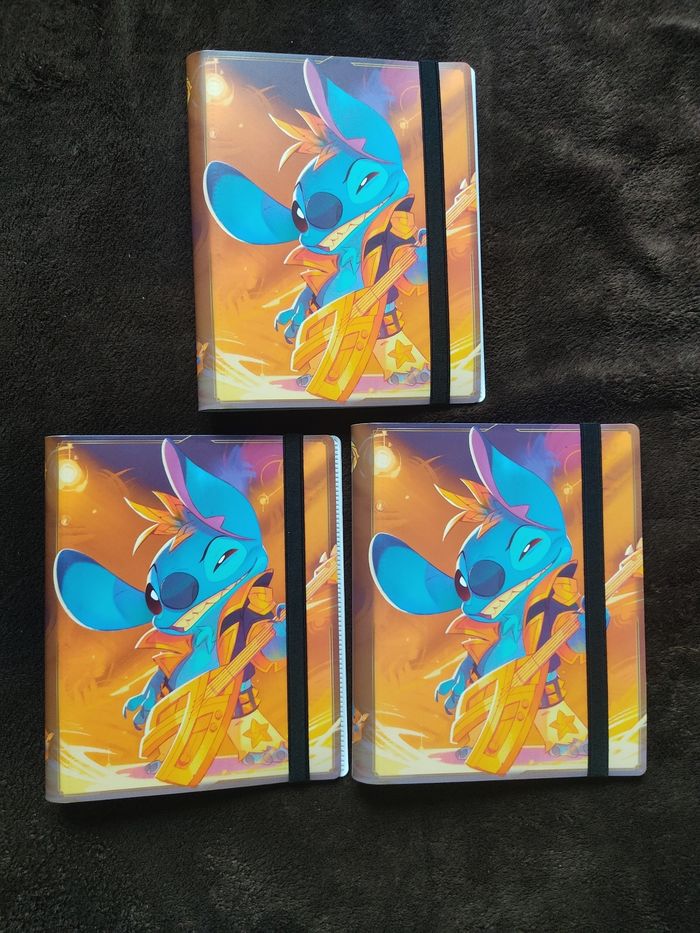 Lot de 3 classeurs Disney lorcana - photo numéro 1