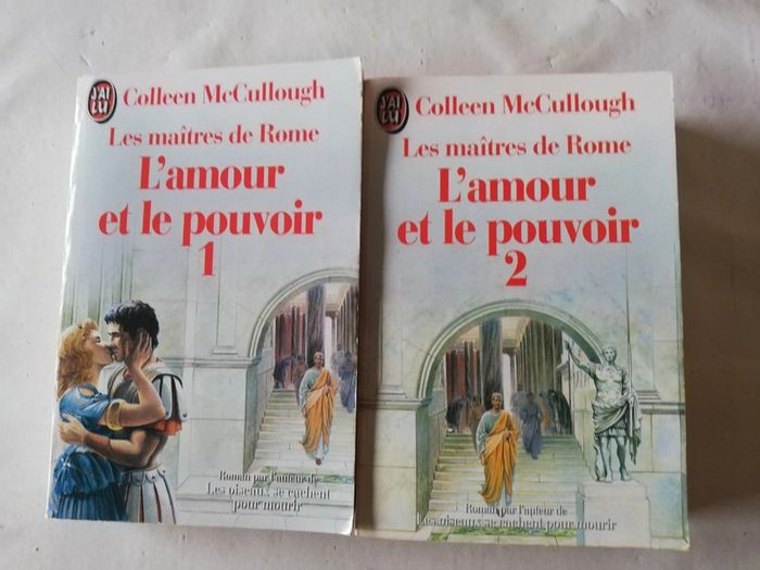 Lot 2 romans historiques Les maîtres de Rome. Colleen McCullough