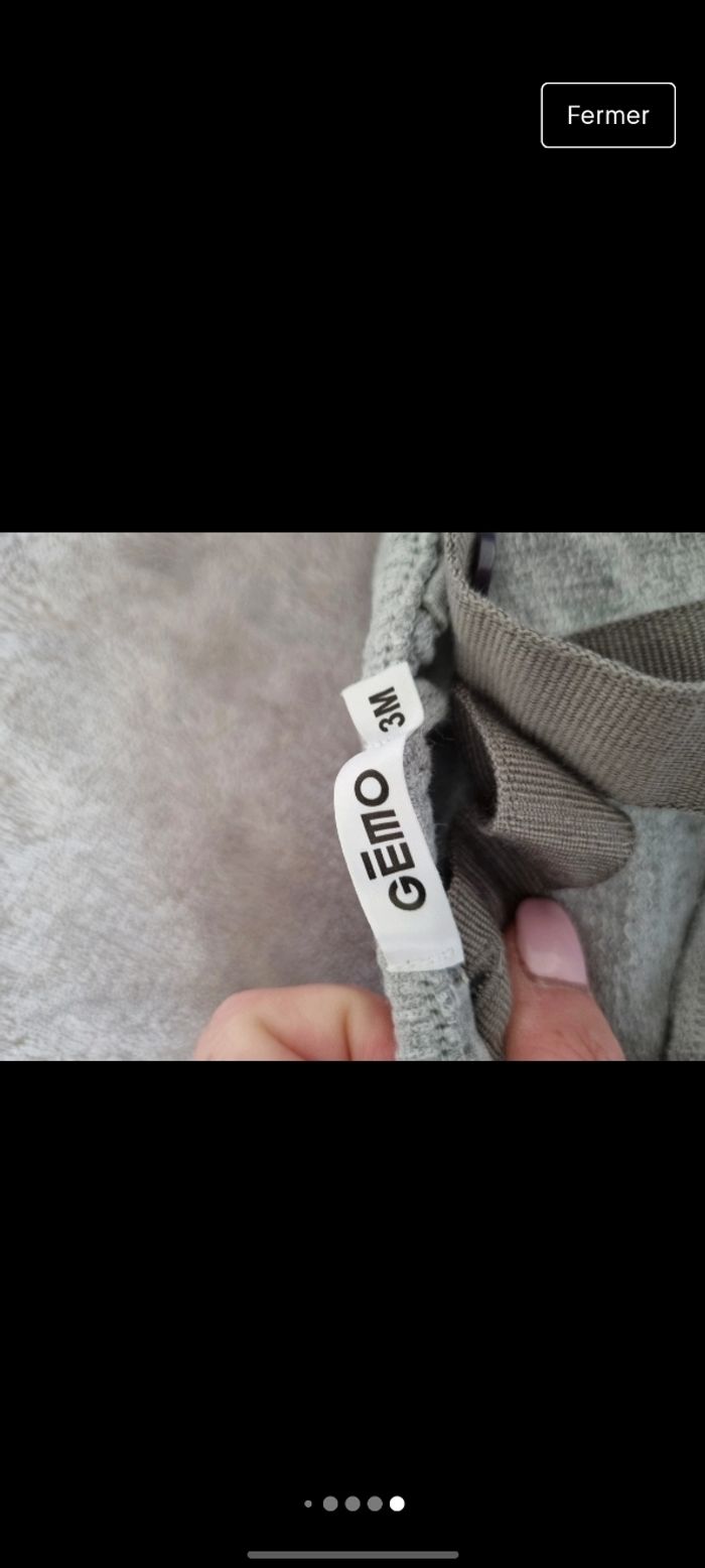 Salopette short & bodies marcel - photo numéro 5