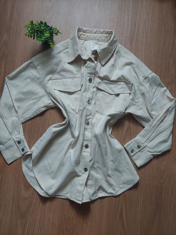 Surchemise en denim jaune clair H&M T38 TBE