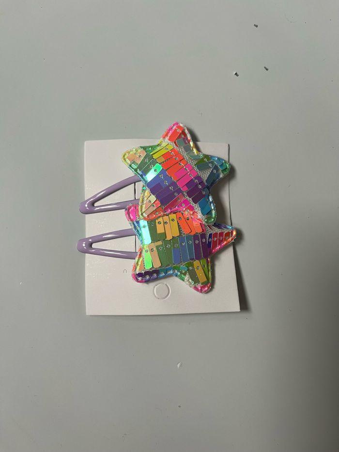 Barrette à cheveux fille pailleté - photo numéro 4