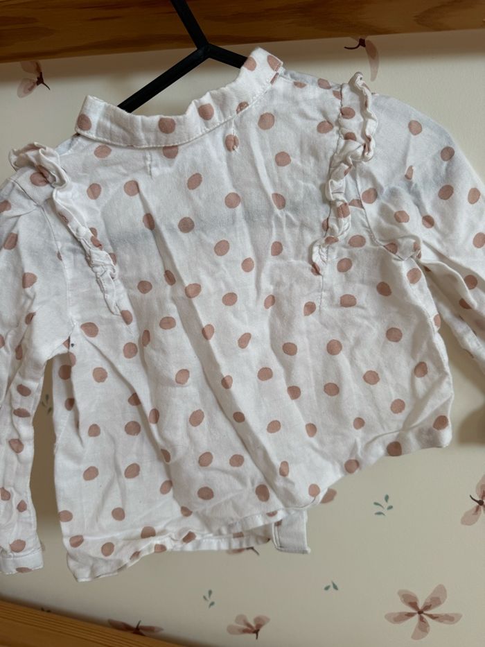 Lot de 4 blouses / chemises manches longues automne hiver bébé fille - photo numéro 7