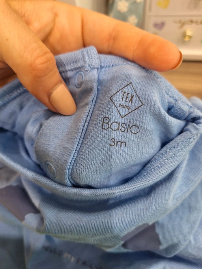 Pyjama 1 pièce bébé garçon 3 mois - photo numéro 2