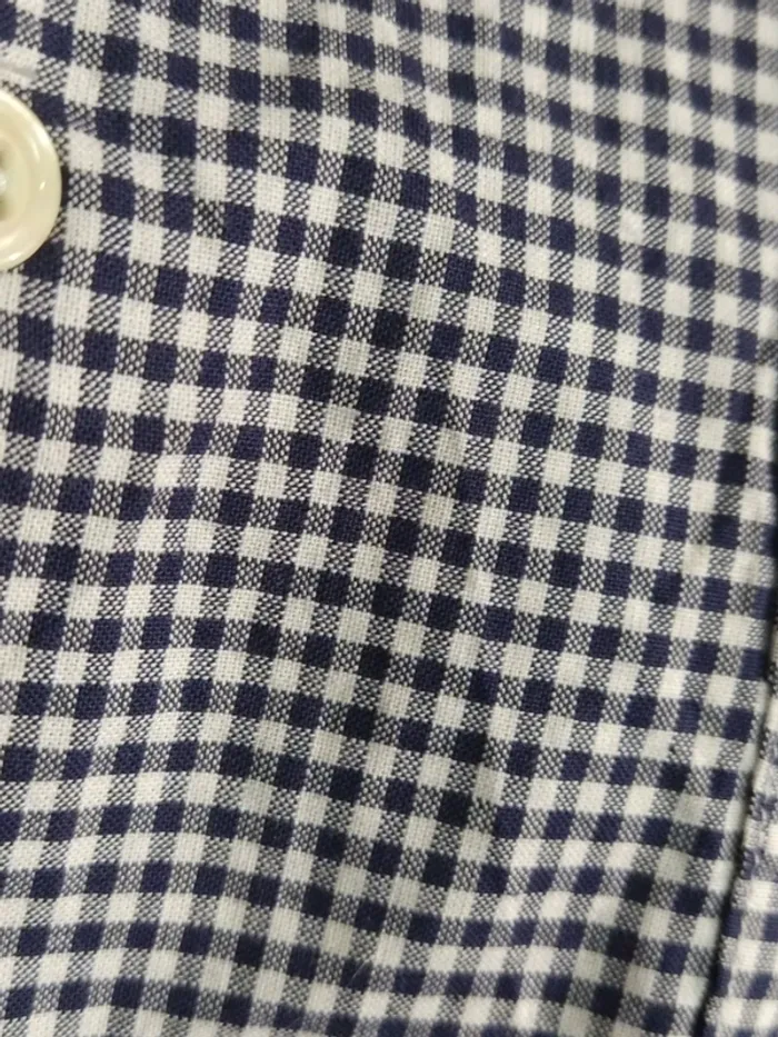 Chemise chemisier tunique automne hiver vichy carreaux plaid écossais marine - photo numéro 2