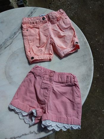 Lot de shorts fille
