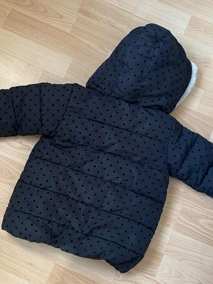 Manteau doudoune hiver fourrée 24mois Creeks - photo numéro 4