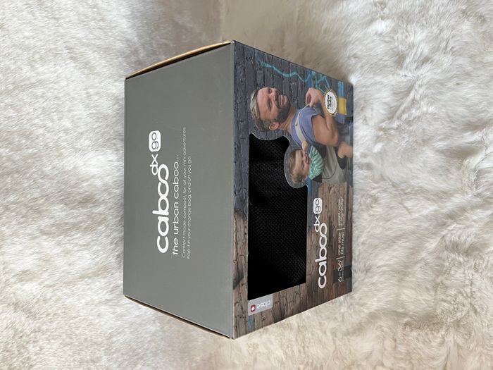 Porte bébé de marque CABOO - modèle dx go - couleur : bleu marine. Poids 6,5 à 20 kilos - photo numéro 7