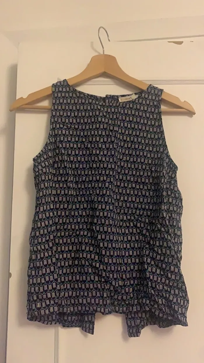 Blouse à motif T.XS