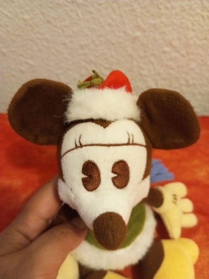 Peluche Minnie rétro jupe verte rare et collector - photo numéro 2