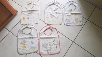 Lot de 5 bavoirs