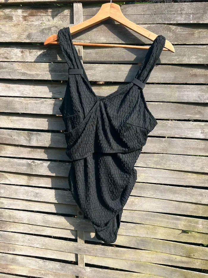 Maillot de bain une pièce noir – Shein Curve - photo numéro 3