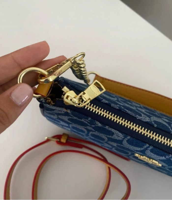 Sac coach teri denim - photo numéro 6