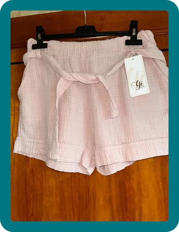 Short rose poudré petit taille unique