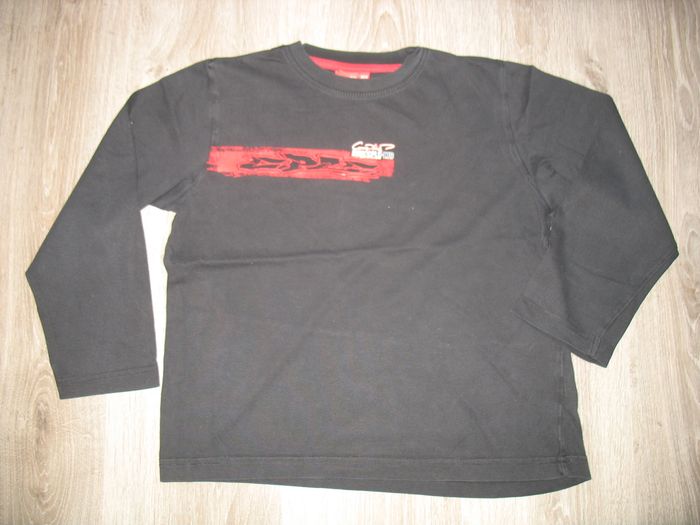 TEE SHIRT ML NOIR GARÇON "TISSAIA" - 10 ANS - n°18