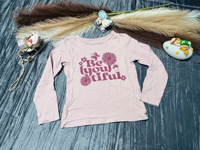 🌸 pyjama Fille "BeYOUtiful" - Tee-shirt ML & Legging - photo numéro 3